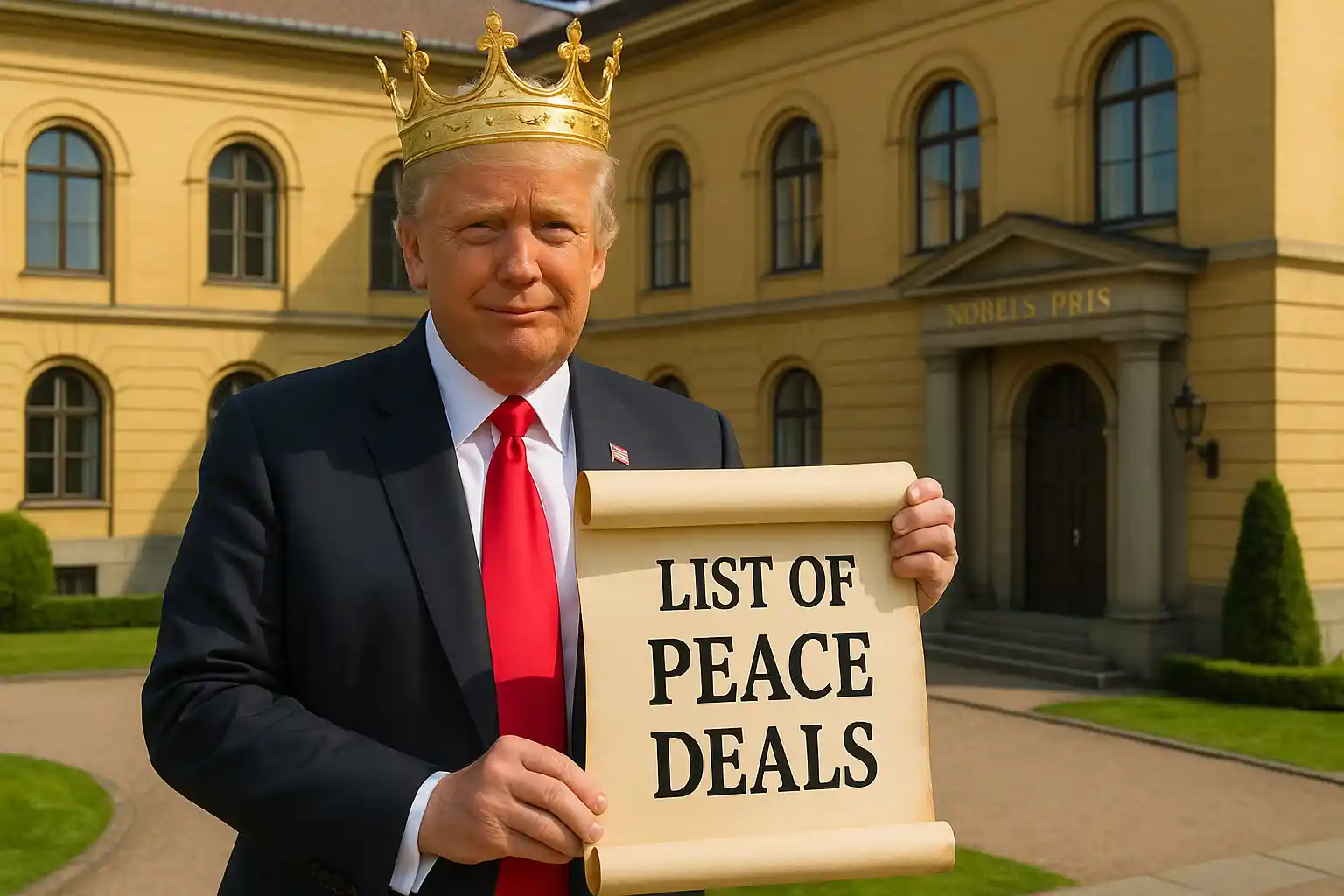 I deserve a Nobel Peace Prize -Trump.